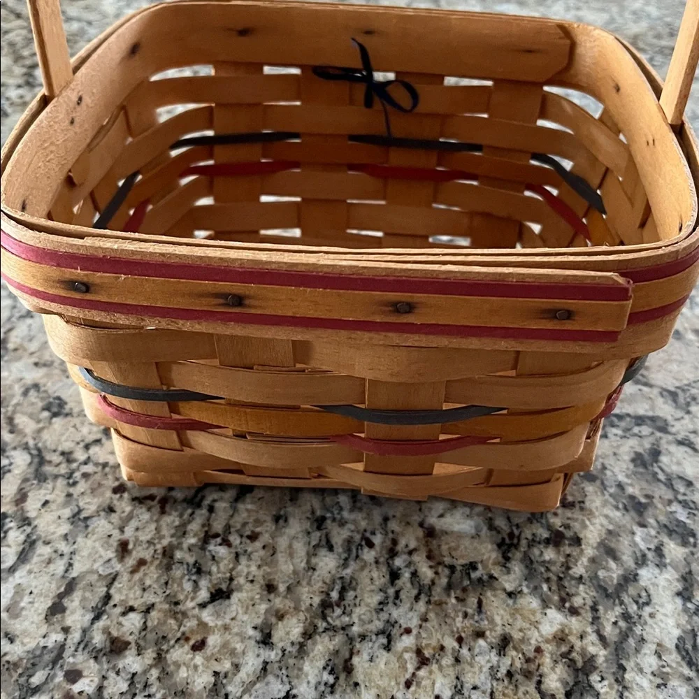 SIGNED BY DAVE! “Light the Fire Within” Bee Basket Longaberger, 1996